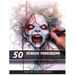 50 Demonic Possessions: Grayscale Colored Pencil Coloring Book