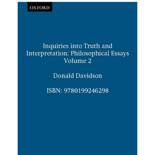 Inquiries Into Truth and Interpretation
