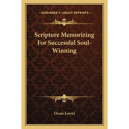 Scripture Memorizing For Successful Soul-Winning