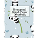 Hexagonal Graph Paper Notebook: Hexagon Composition Notepad (.5" per side) For Drawing, Doodling, Crafting, Tilting, Quilting, Gaming & Mosaic Decorin