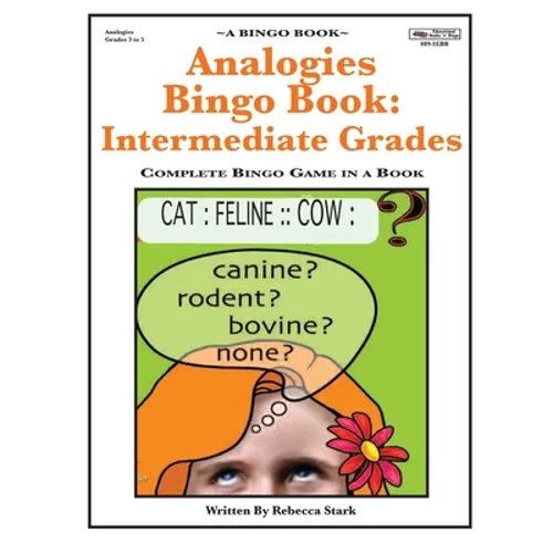 Analogies Bingo Book: Intermediate Grades: Complete Bingo Game In A Book