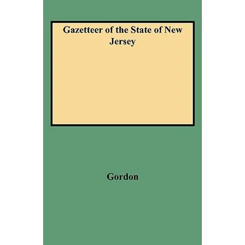 Gazetteer of the State of New Jersey