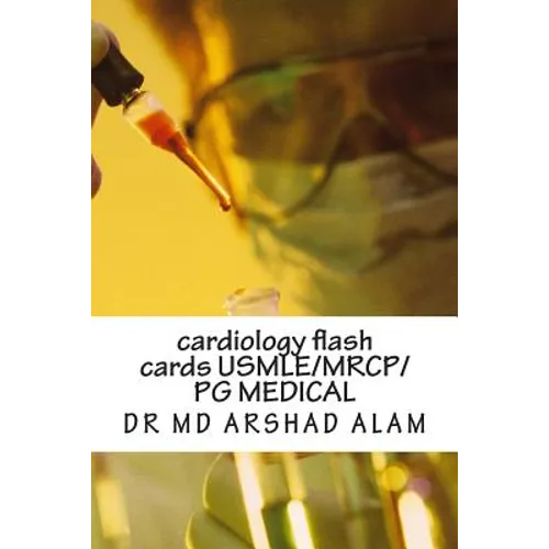 cardiology flash cards USMLE: review book
