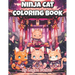 Kawaii Anime Ninja Cat Coloring Book: Anime Style Adorable Ninja Cat Coloring Book for Everyone