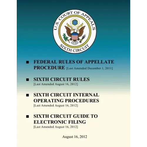 Federal Rules of Appellate Procedure: Sixth Circuit Rules