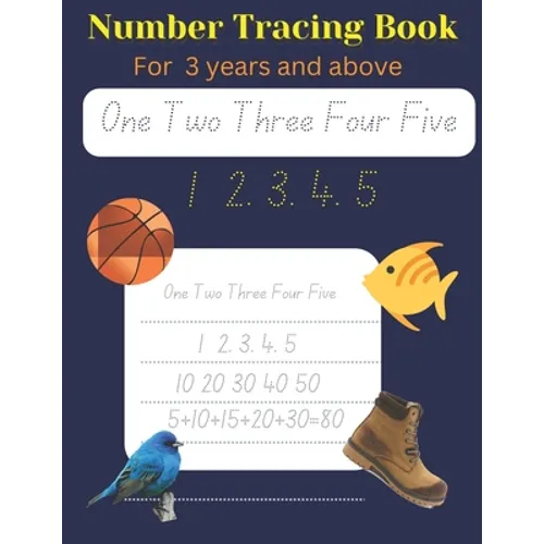 Number Tracing Book: For 3 years old and above