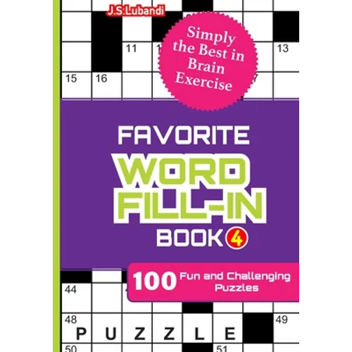 FAVORITE WORD FILL-IN Book 4