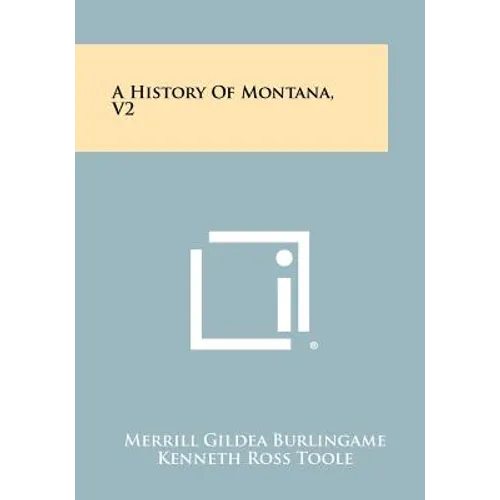 A History Of Montana, V2