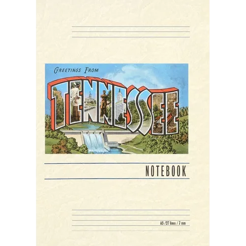 Vintage Lined Notebook Greetings from Tennessee