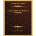 An Account Of The Romansh Language