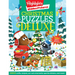 Christmas Puzzles Deluxe: Holiday-Themed Activity Book with Christmas Puzzles and Creative Crafts, Christmas Gift for Kids Ages 4-8