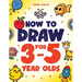 How to Draw for 3-5 Year Olds: Learn to Draw Cute Pets, Farm Animals and Other Magical Things Book for Kids Age 3+