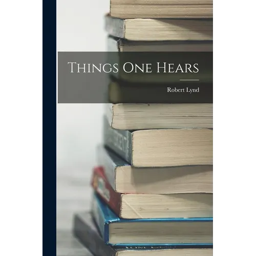 Things One Hears