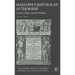 Marlowe's Republican Authorship: Lucan, Liberty, and the Sublime