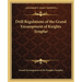 Drill Regulations of the Grand Encampment of Knights Templar