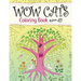 WOW CATS Coloring Book by Junko (Japanese-English edition)