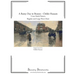 A Rainy Day in Boston Cross Stitch Pattern - Childe Hassam: Regular and Large Print Cross Stitch Chart