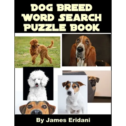 Dog Breed Word Search Puzzle Book