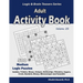 Adult Activity Book: 500 Medium Logic Puzzles (Sudoku, Tridoku, Masyu, Hakyuu, Battleships, Fillomino, Suguru, Creek, Numbrix, Binary, Minesweeper and