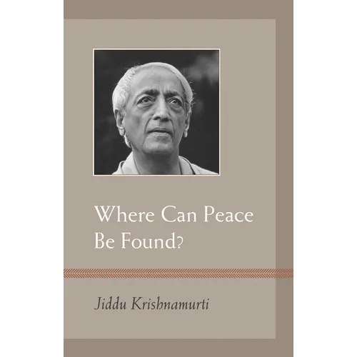 Where Can Peace Be Found?