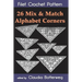 26 Mix & Match Alphabet Corners Filet Crochet Pattern: Complete Instructions and Chart