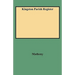 Kingston Parish Register