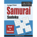 Large Print Samurai Sudoku: 500 Hard to Extreme Sudoku Puzzles Overlapping into 100 Samurai Style