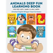Animals Deep Fun Learning Book for Kids with Jumbo Flash Cards. Ukrainian English Bilingual Visual Dictionary: My Childrens learn flashcards alphabet