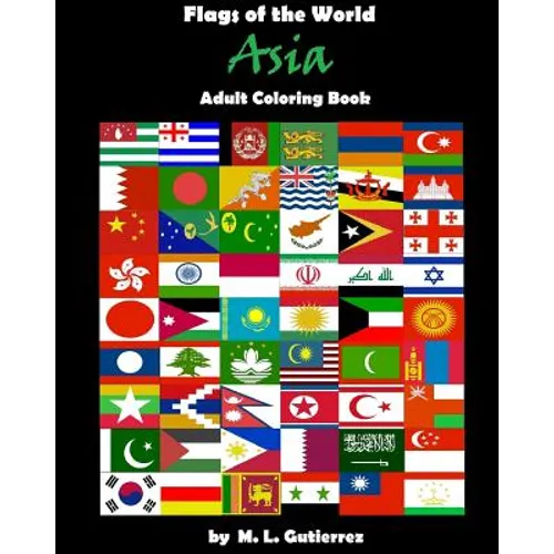 Flags of the World Series (Asia), adult coloring book