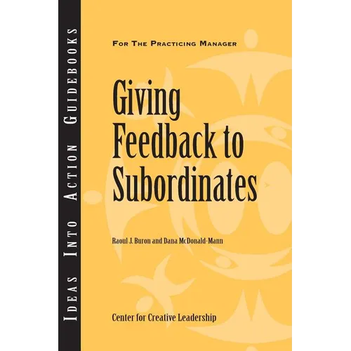 Giving Feedback to Subordinates