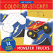 My First Color-By-Sticker Book - Monster Trucks
