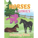 Horses and Ponies Coloring Book: for kids ages 4-8, Great Gift for Boys and Girls