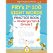 Fry's First 100 Sight Words Practice Book For Kindergarten and Grade 1 Kids, Dot to Dot Tracing, Coloring words, Flash Cards, Ages 4 -6