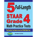 5 Full-Length STAAR Grade 4 Math Practice Tests: The Practice You Need to Ace the STAAR Math Test
