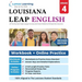LEAP Test Prep: Grade 4 English Language Arts Literacy (ELA) Practice Workbook and Full-length Online Assessments: LEAP Study Guide