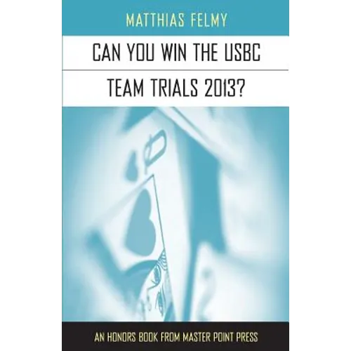 Can You Win the Usbc Team Trials 2013