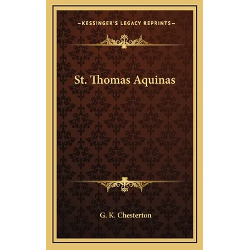 St. Thomas Aquinas