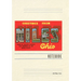 Vintage Lined Notebook Greetings from Niles
