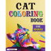 Cats with Mandalas - Adult Coloring Book: Stress relief & Relaxing Cats Coloring Book for Adults