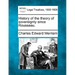 History of the Theory of Sovereignty Since Rousseau.