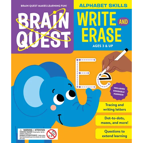 Brain Quest Write and Erase: Alphabet Skills
