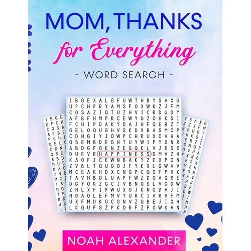 Mom, Thanks for Everything Word Search