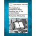 The Legislative Jurisdiction of the Maritime Law of the United States