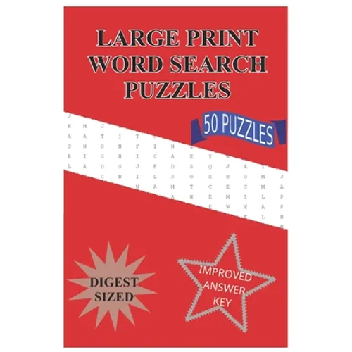 Large Print Word Search Puzzles: 50 Puzzles (Digest Size)