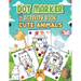 Dot Markers Activity Book Cute Animals: Dot a Page a day (Cute Animals) Easy Guided BIG DOTS Gift For Kids Ages 1-3, 2-4, 3-5, Baby, Toddler, Preschoo