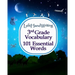 Left Hand Writing - 3rd Grade Vocabulary -101 Essential Words: Learn the essential words through handwriting practice. Take care of vocabulary and han