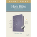 KJV Personal Size Giant Print Bible, Filament Enabled Edition (Leatherlike, Peony Lavender, Indexed)