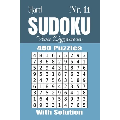 Hard Sudoku Nr.11: 480 puzzles with solution