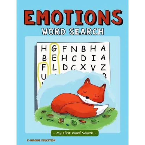 Emotions Word Search - My First Word Search: Word Search Puzzle for Kids Ages 4 - 6 Years