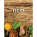 Low Vision Recipe Book Large Print With Bold Lines: Personal Cookbook With High Contrast Black Print on White Paper for Visually Impaired